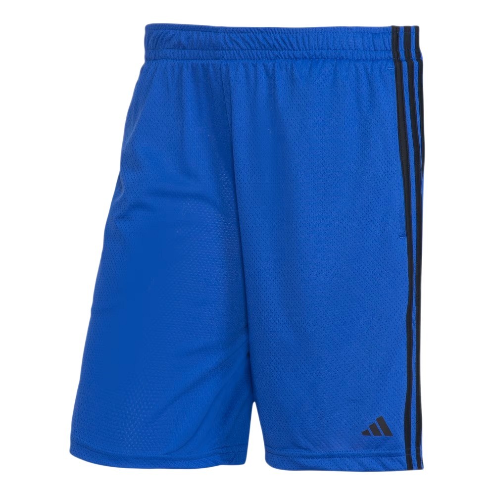SHORT ADIDAS 3 LISTRAS AZUL COM PRETO MASCULINO