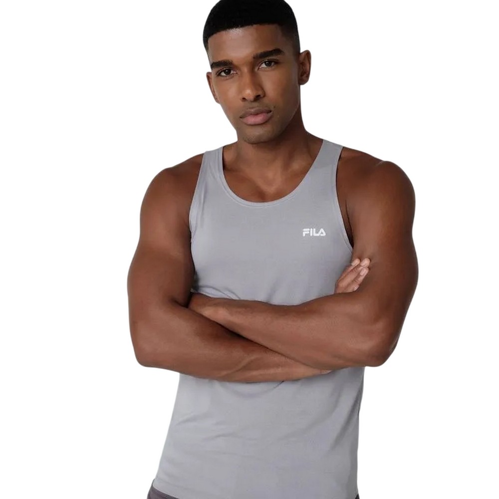 Regata fila sport melange lux cinza masculina :: Amil Esportes
