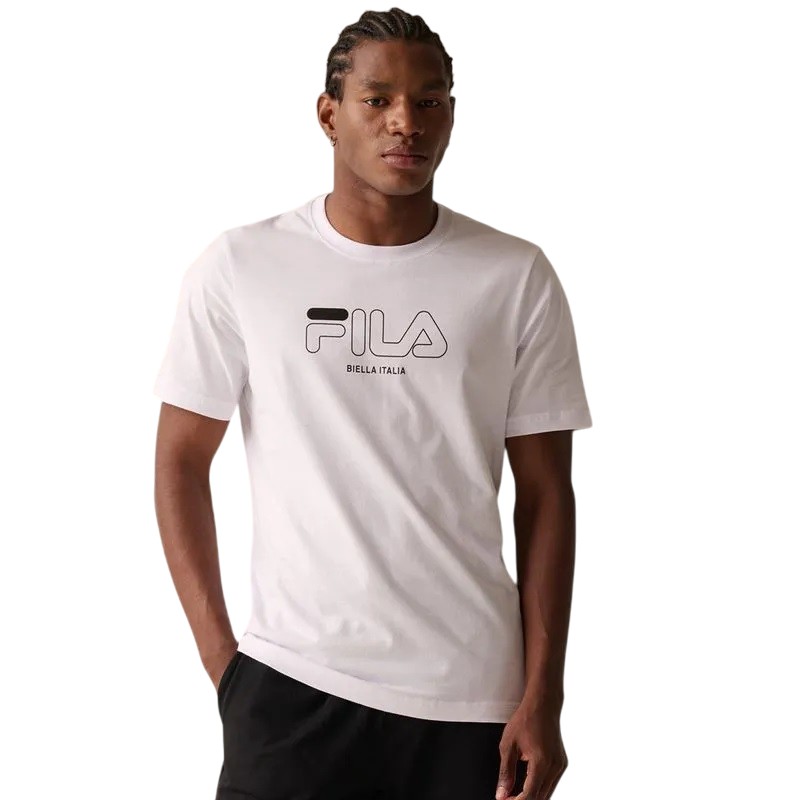 Camiseta fila slim classic branca masculina :: Amil Esportes