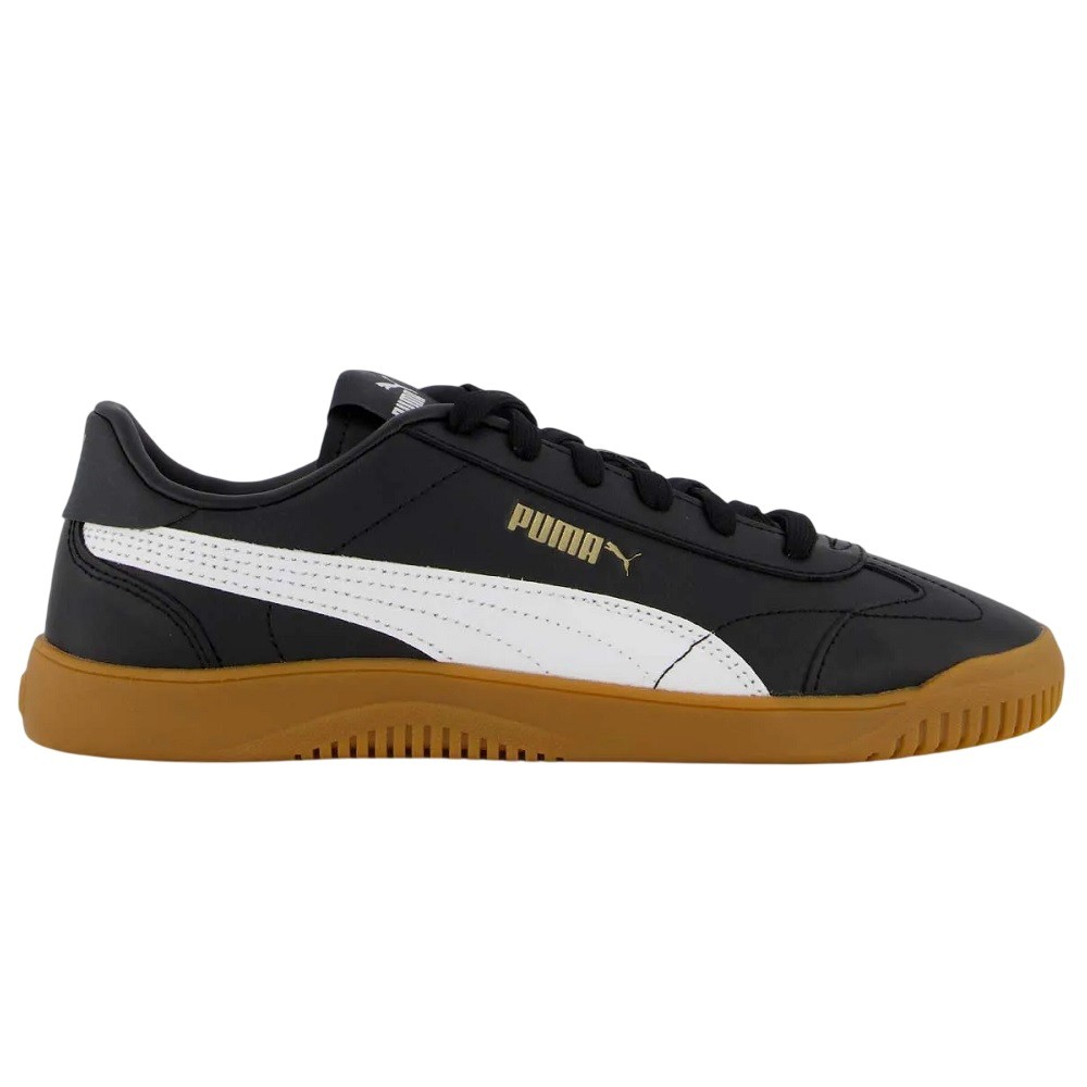 TÊNIS PUMA CLUB 5V5 PRETO COM BRANCO FEMININO