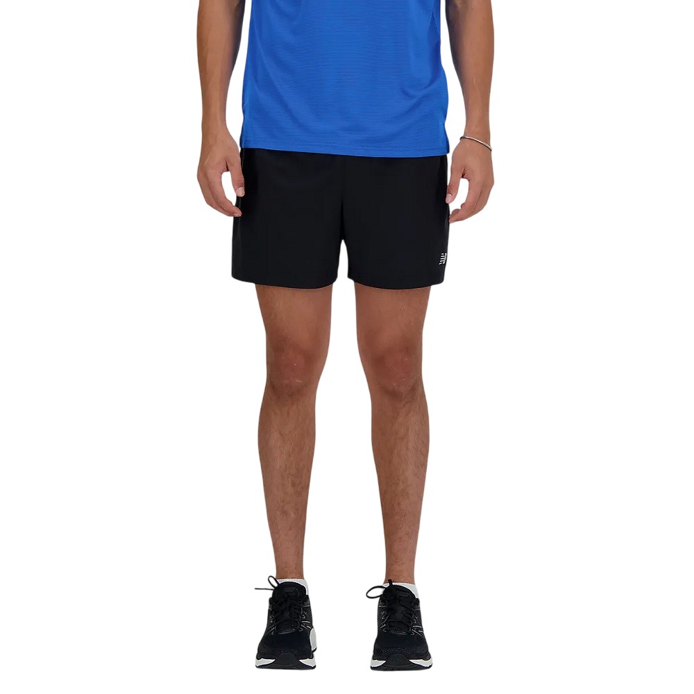 SHORT NEW BALANCE SPORT ESSENTIALS 5" PRETO MASCULINO