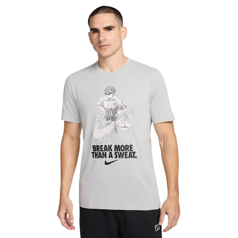 Camiseta nike df tee iykyk fitness cinza masculina :: Amil Esportes