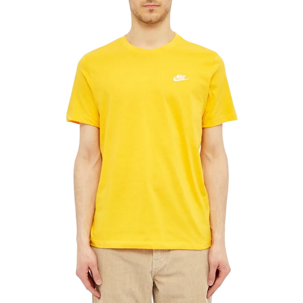 CAMISETA NIKE NSW CLUB TEE AMARELA MASCULINA