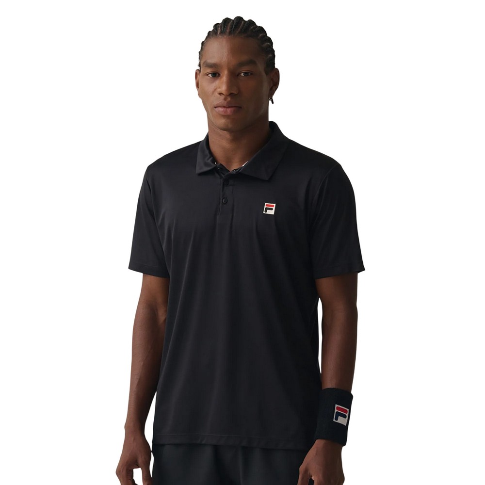 CAMISA POLO FILA PLAYER F-BOX II PRETA MASCULINA