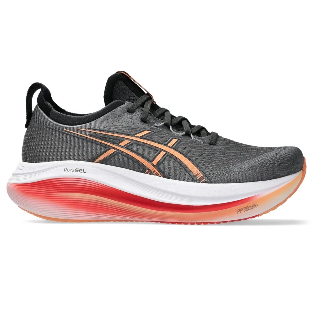 TÊNIS ASICS GEL-NIMBUS 27 CINZA COM ROSA MASCULINO