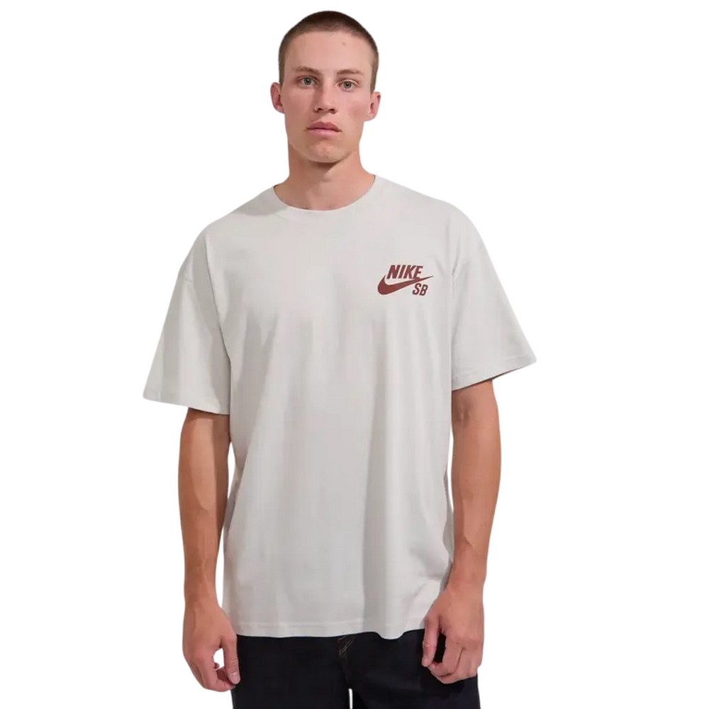Camiseta nike nk sb tee logo cinza claro masculina :: Amil Esportes