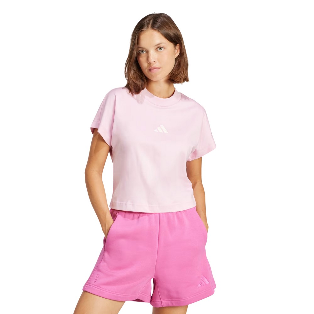 Camiseta adidas all szn rosa feminina :: Amil Esportes