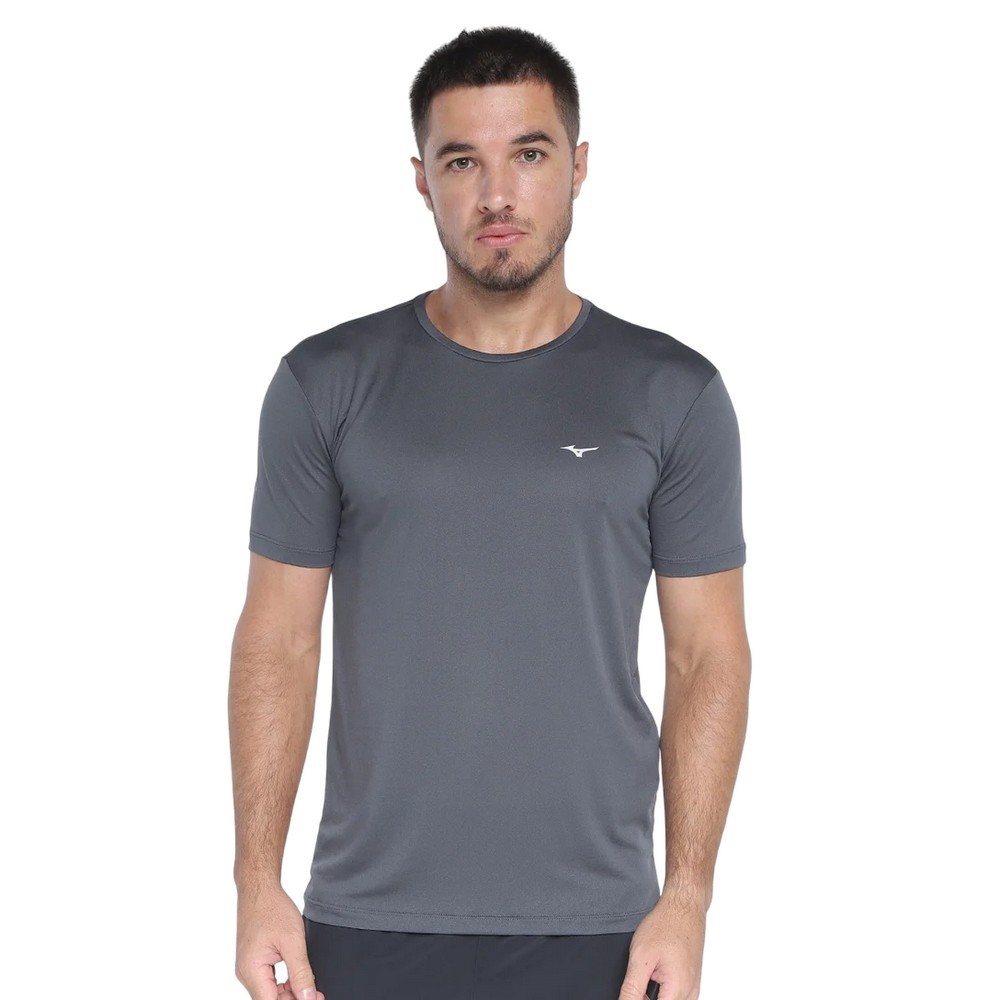 CAMISETA MIZUNO NIRVANA CINZA MASCULINA