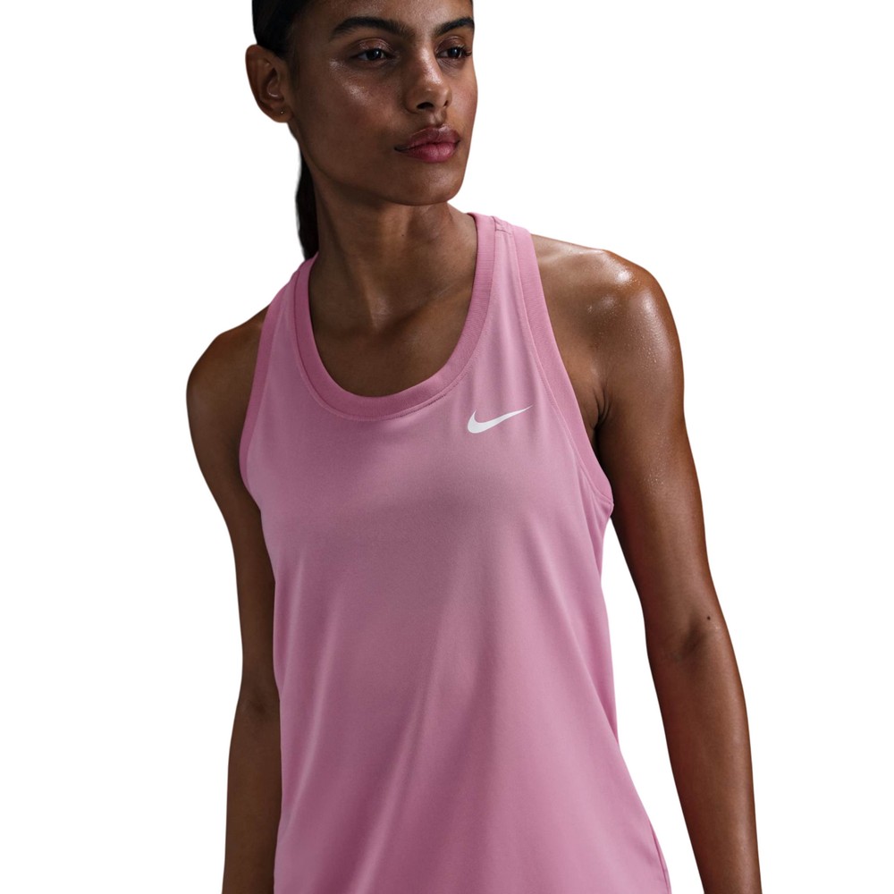 CAMISETA NIKE DF TANK RLGD RCR LBR ROSA FEMININA