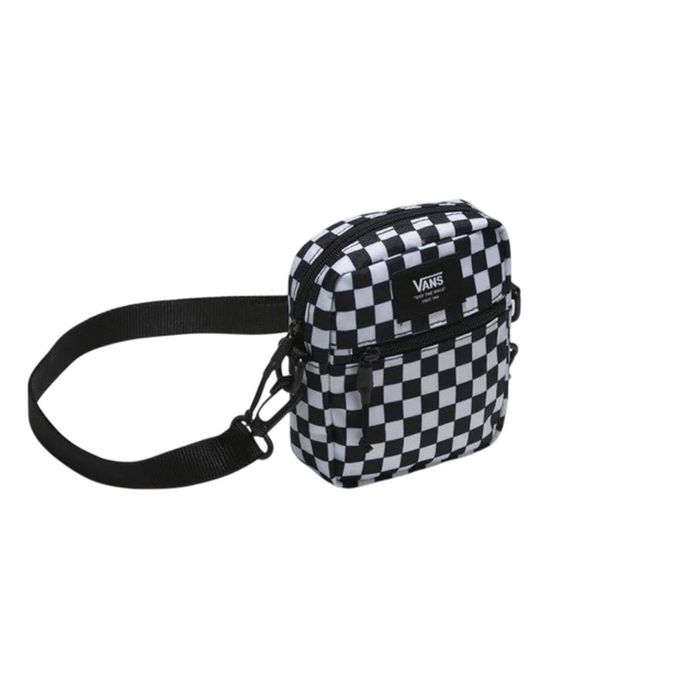 BOLSA VANS BAIL SHOULDER BAG BRANCA COM PRETO