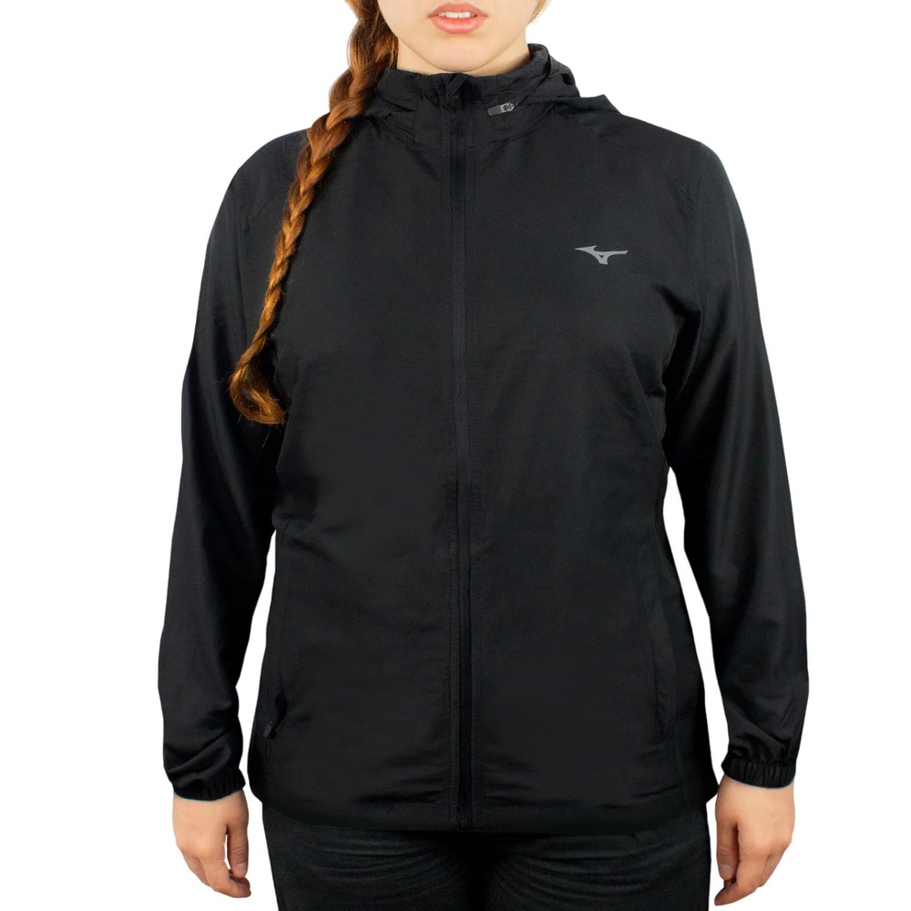 Jaqueta mizuno focus 2 preta feminina :: Amil Esportes
