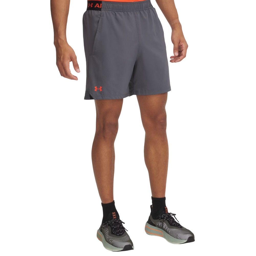 SHORT UNDER ARMOUR VANISH WOVEN 6 CINZA MASCULINO