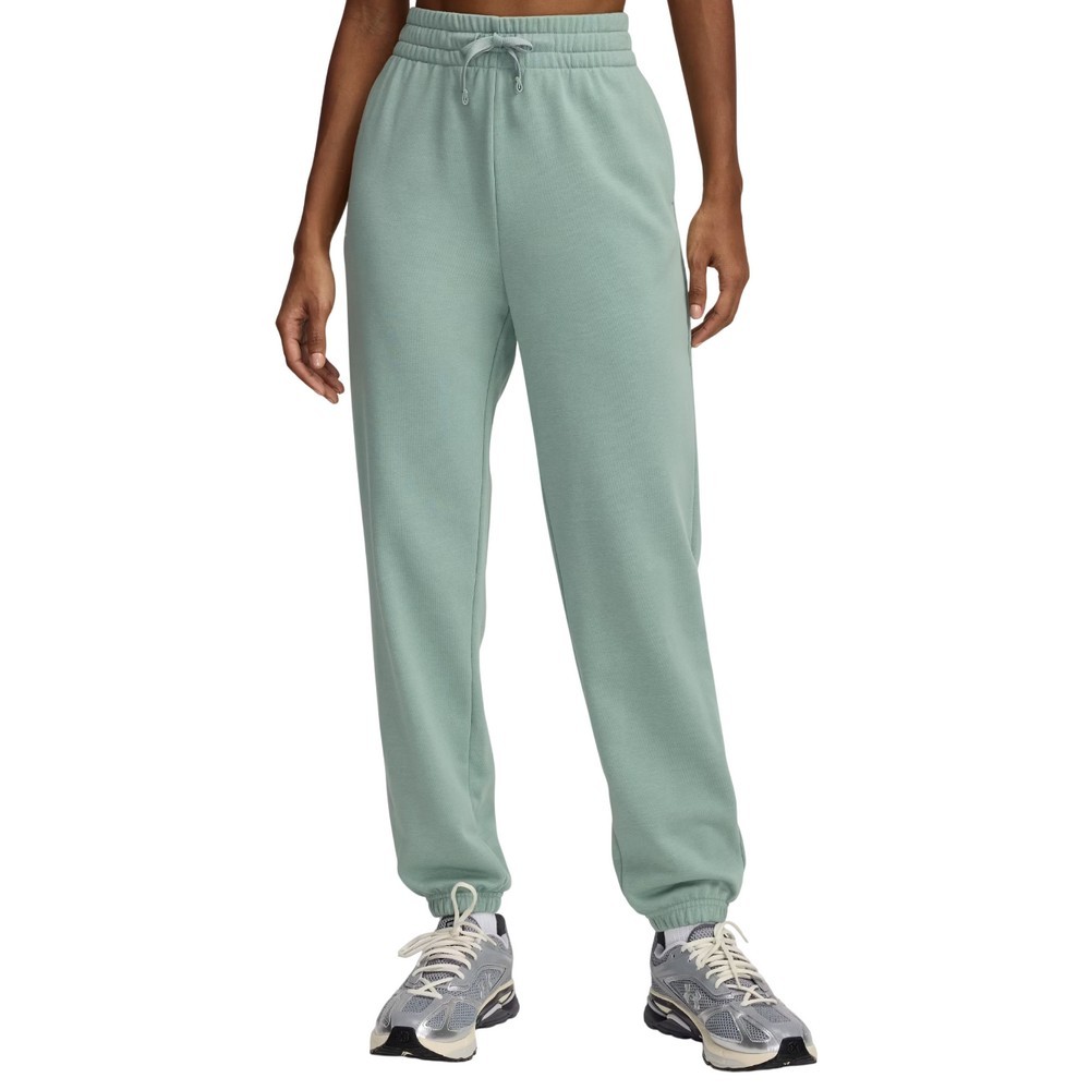 CALÇA DE MOLETOM UNDER ARMOUR RIVAL TERRY JOGG VERDE FEMININA