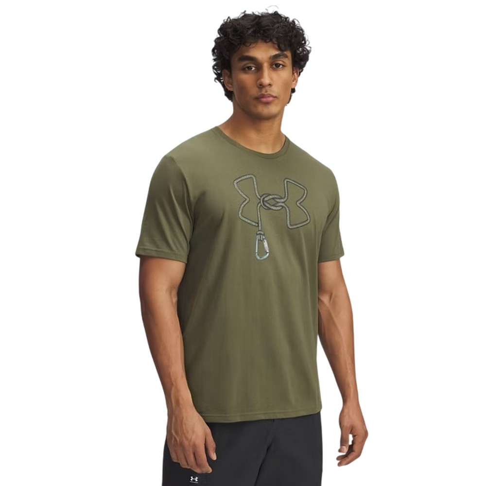 CAMISETA UNDER ARMOUR OUTDOOR ROPE VERDE MASCULINA