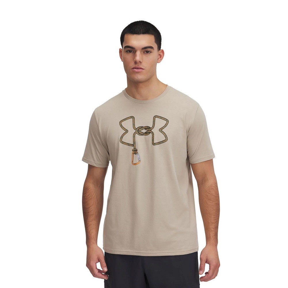 CAMISETA UNDER ARMOUR OUTDOOR ROPE CÁQUI MASCULINA