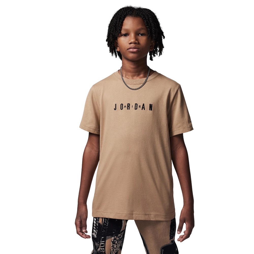 CAMISETA NIKE JORDAN JDN MJ WMARK CW B MARROM JUVENIL