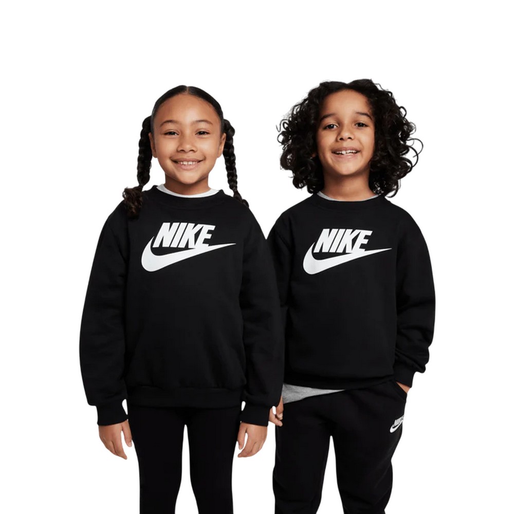 Casaco de moletom nike jordan nkids fterry crw preto infantil