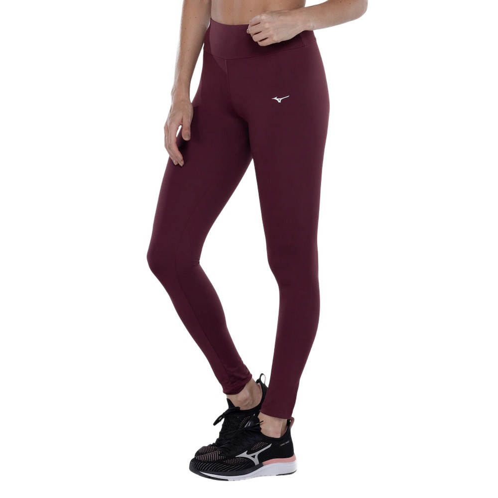 CALÇA LEGGING MIZUNO ESSENCE MARROM FEMININA