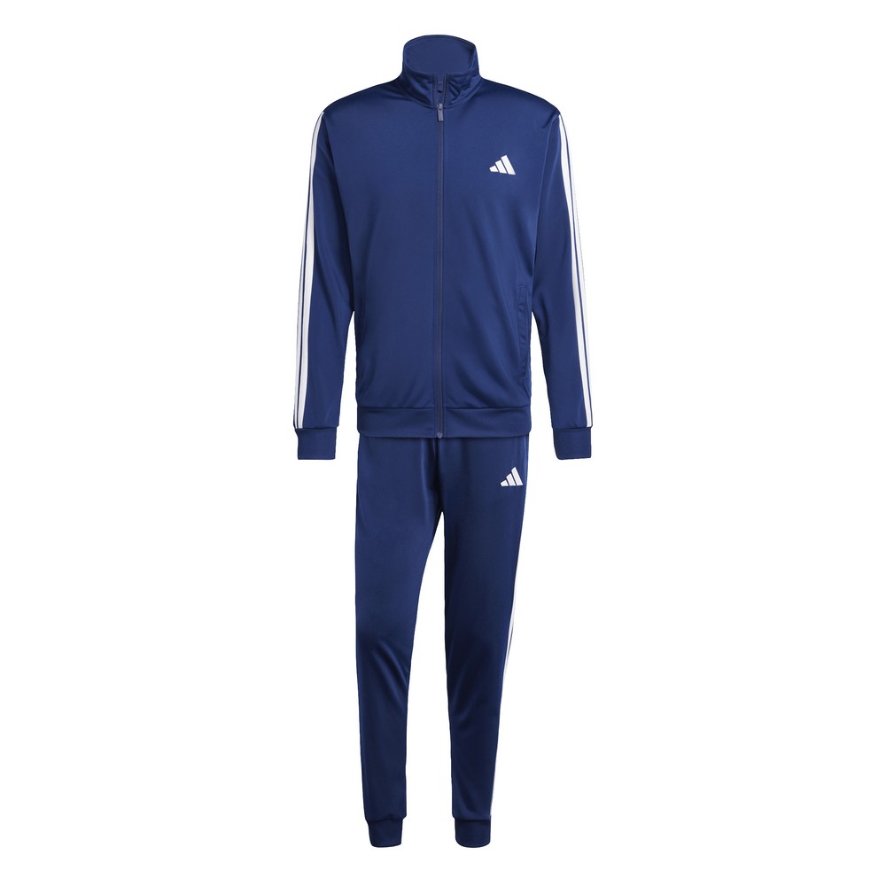 Conjunto adidas basic 3-stripes azul marinho masculino :: Amil