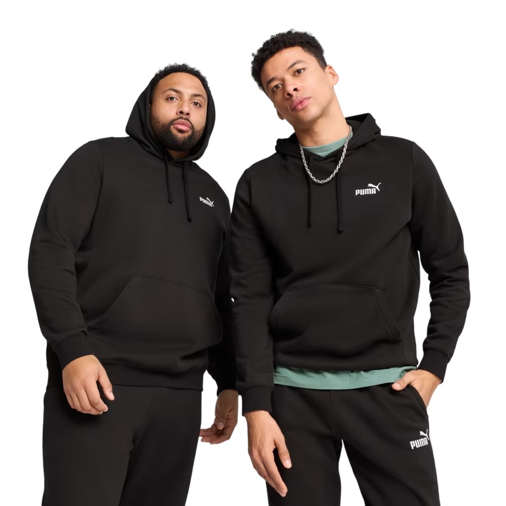 CASACO DE MOLETOM PUMA ESS SMALL LOGO PRETO MASCULINO