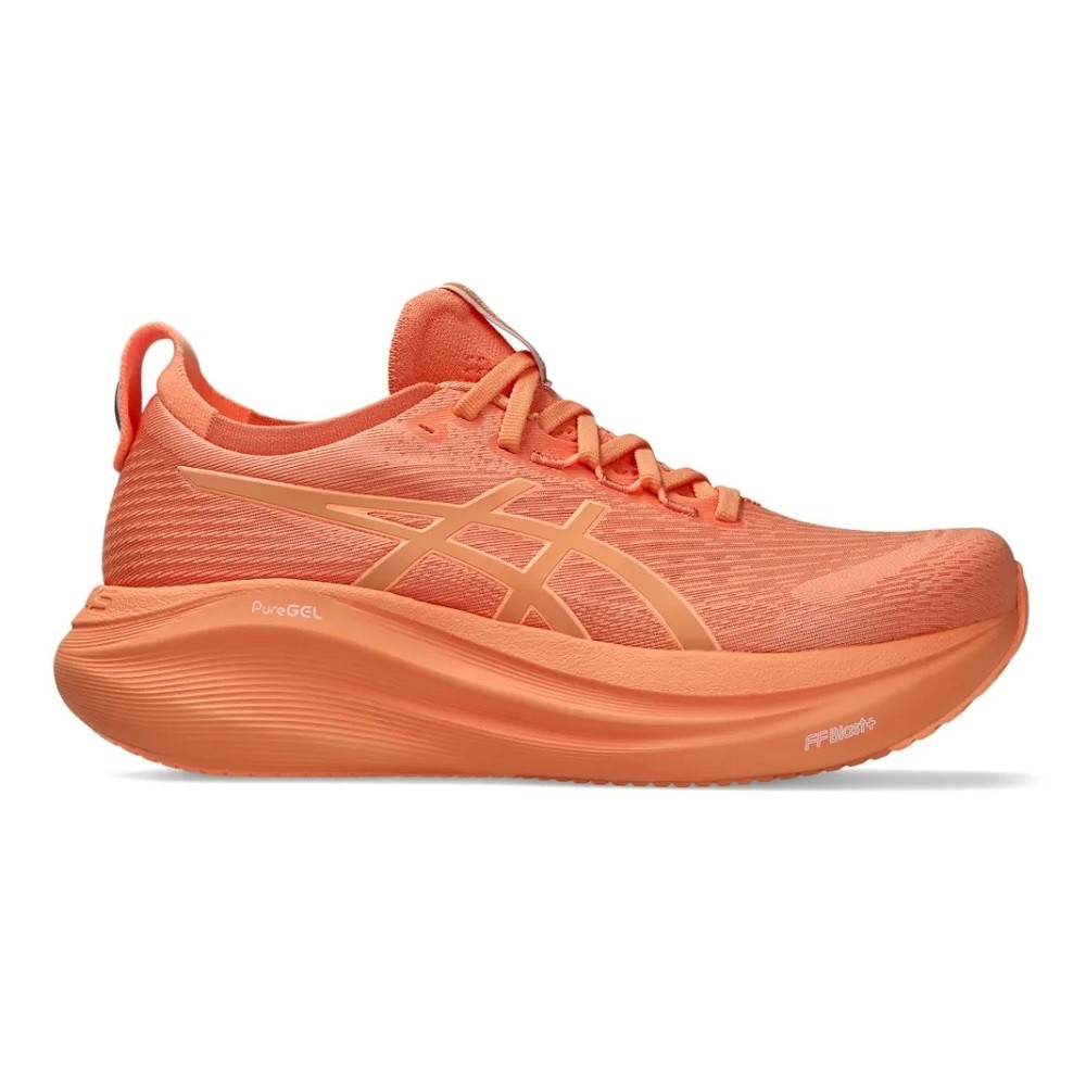 Tênis asics gel-nimbus 27 lite-show laranja feminino :: Amil Esportes