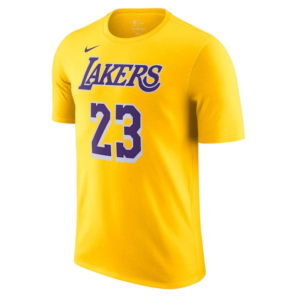 CAMISETA NIKE LOS ANGELES LAKERS AMARELA MASCULINA