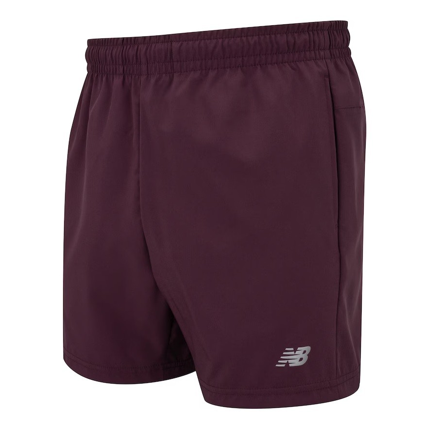 SHORT NEW BALANCE SPORT ESSENTIALS 5" VINHO MASCULINO