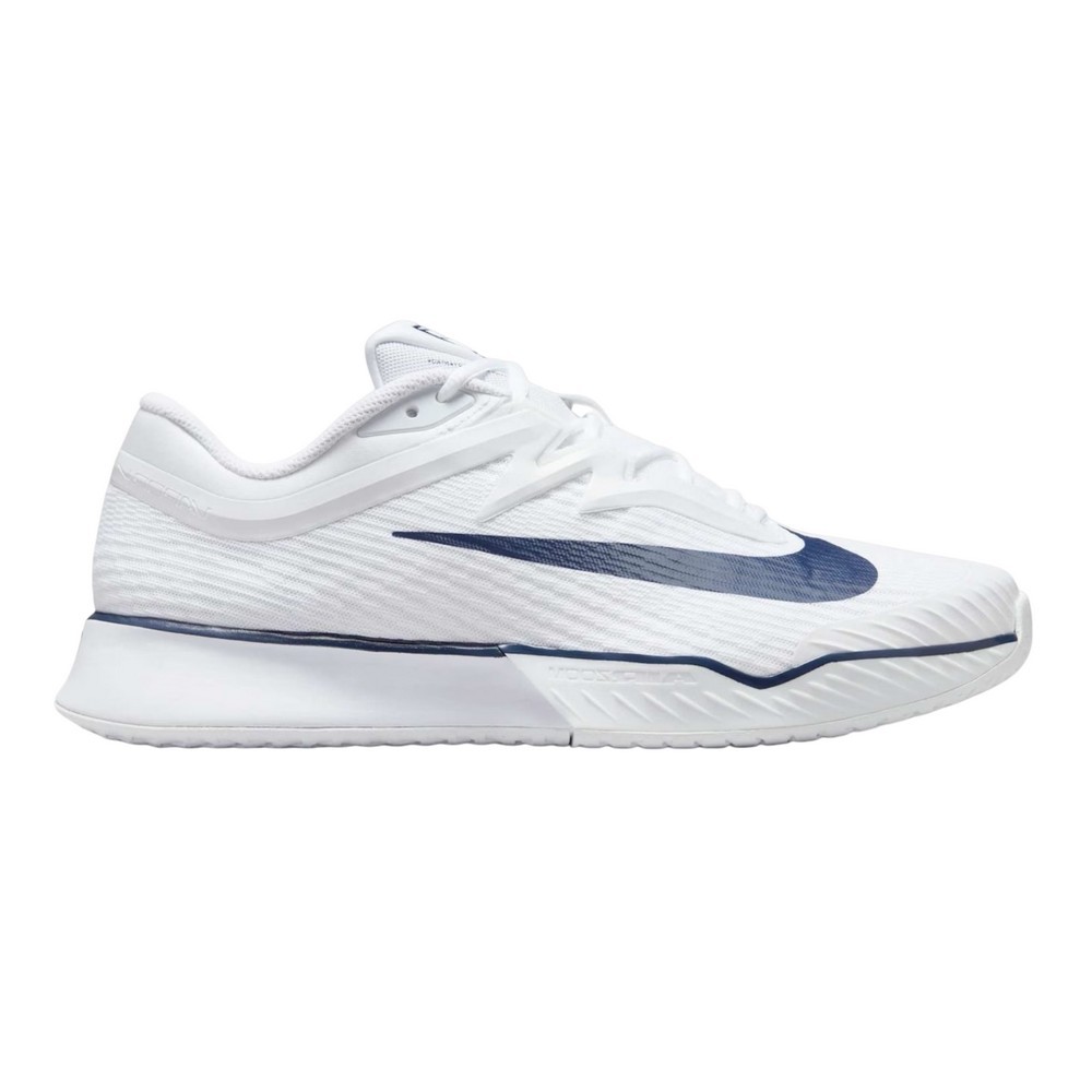 Tênis nike zoom vapor pro 3 premium branco com azul marinho