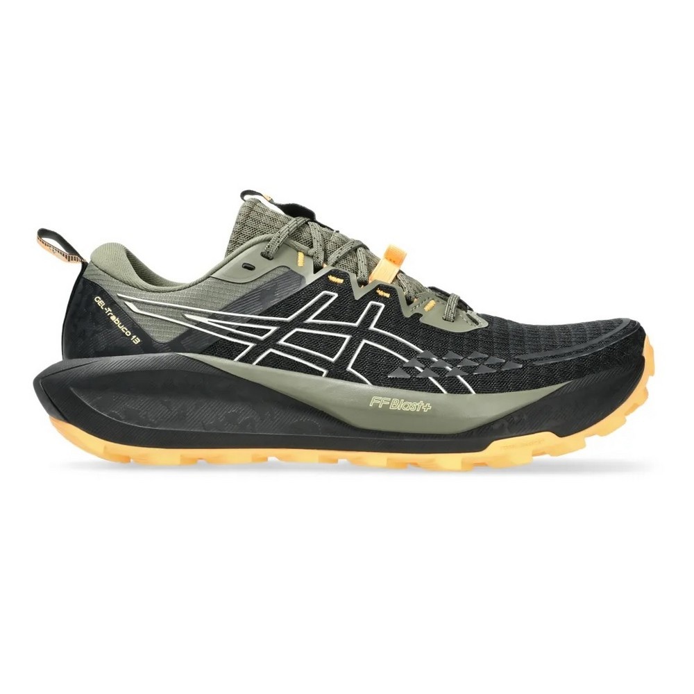 Tênis asics gel-trabuco 13 preto com verde masculino :: Amil Esportes