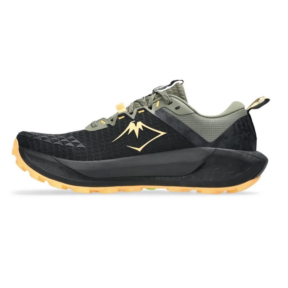Tênis asics gel-trabuco 13 preto com verde masculino :: Amil Esportes