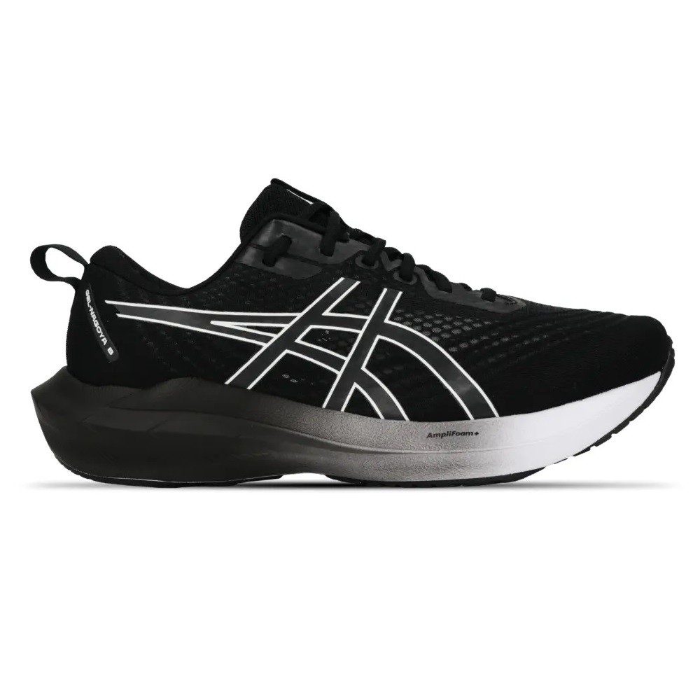 Tênis asics gel-nagoya 8 preto com branco masculino :: Amil Esportes