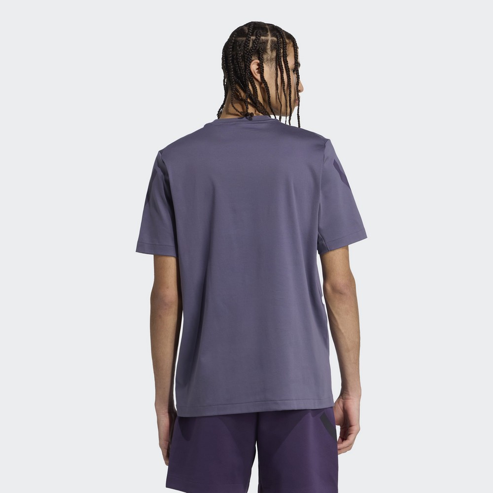 Camiseta adidas z.n.e. roxa masculina :: Amil Esportes
