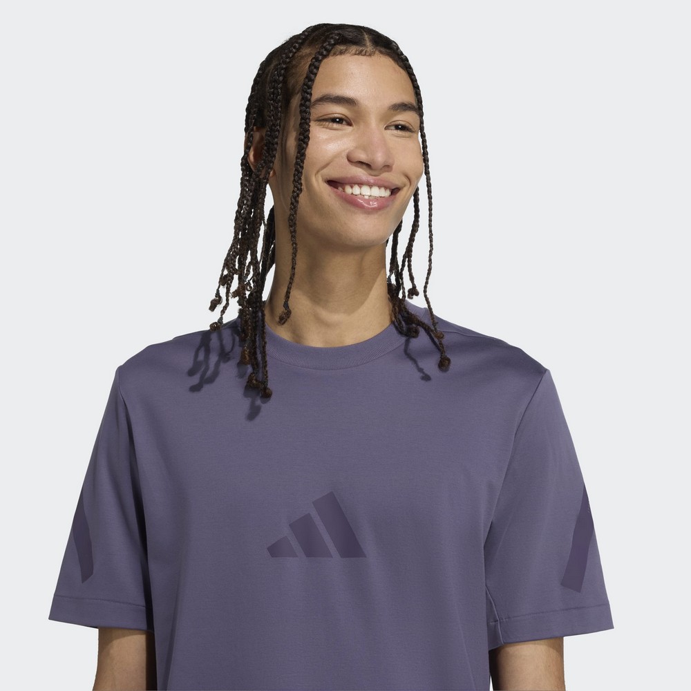 Camiseta adidas z.n.e. roxa masculina :: Amil Esportes