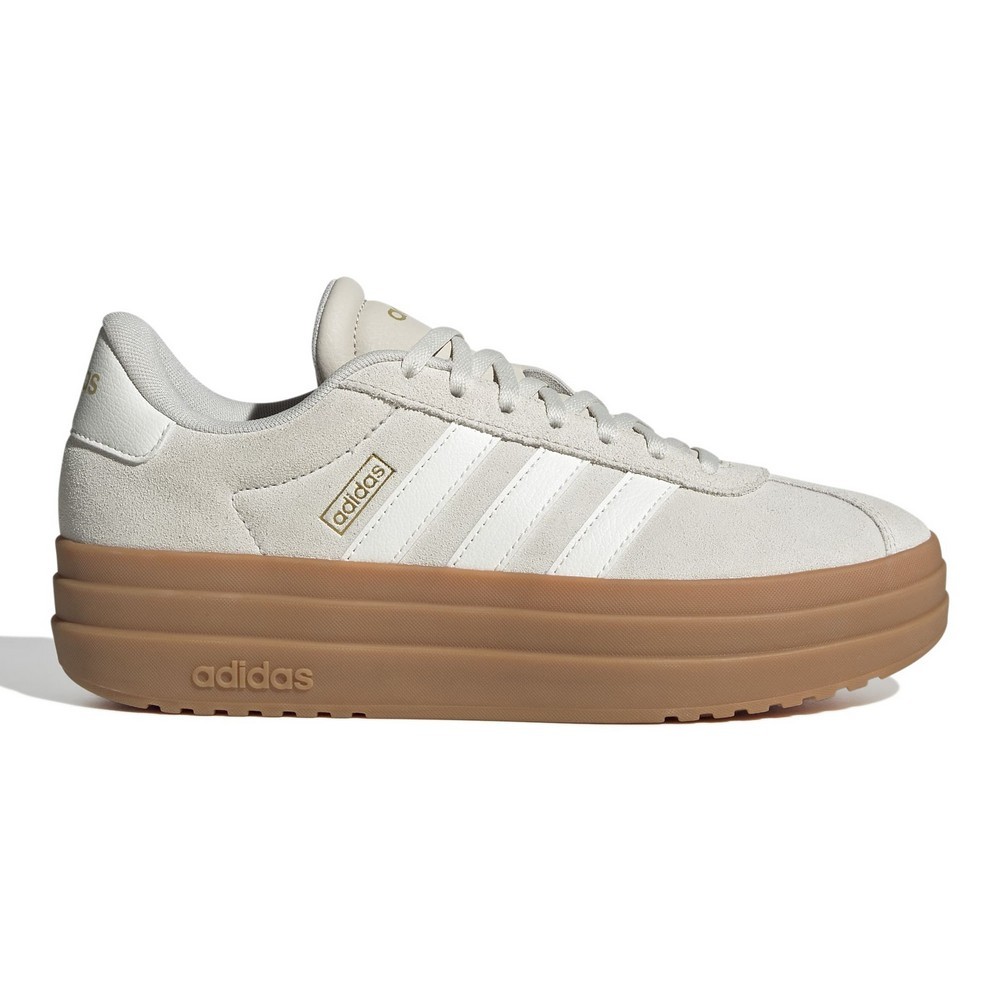 TÊNIS ADIDAS VL COURT BOLD CINZA COM MARROM FEMININO