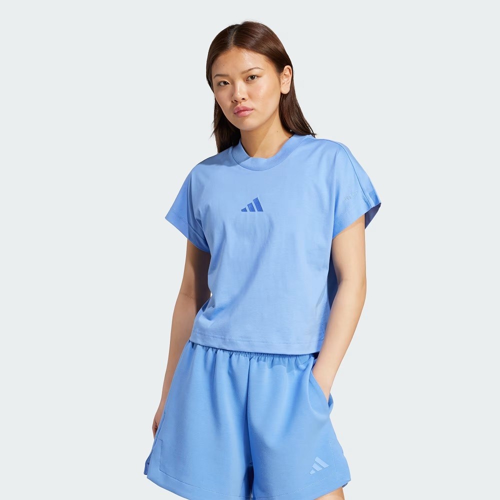 Camiseta adidas all szn azul feminina :: Amil Esportes