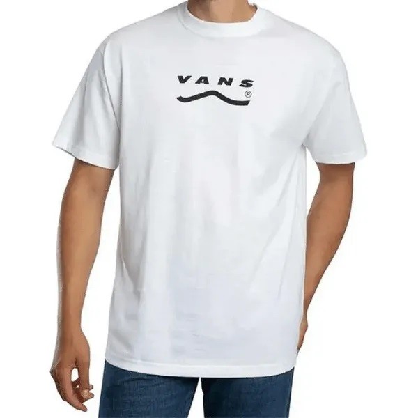 CAMISETA VANS DETERMINED BRANCA MASCULINA
