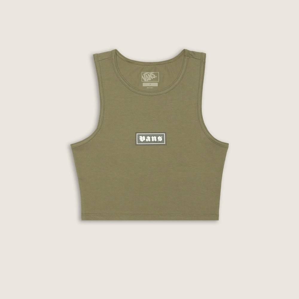 REGATA VANS UPWORN FITTED TANK VERDE FEMININA