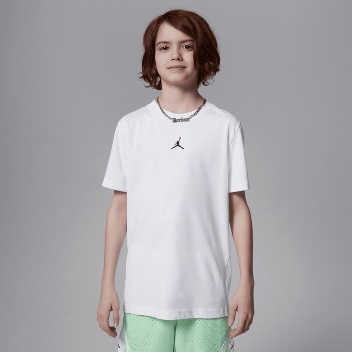CAMISETA NIKE JORDAN SPORT CORE BOY BRANCA INFANTIL
