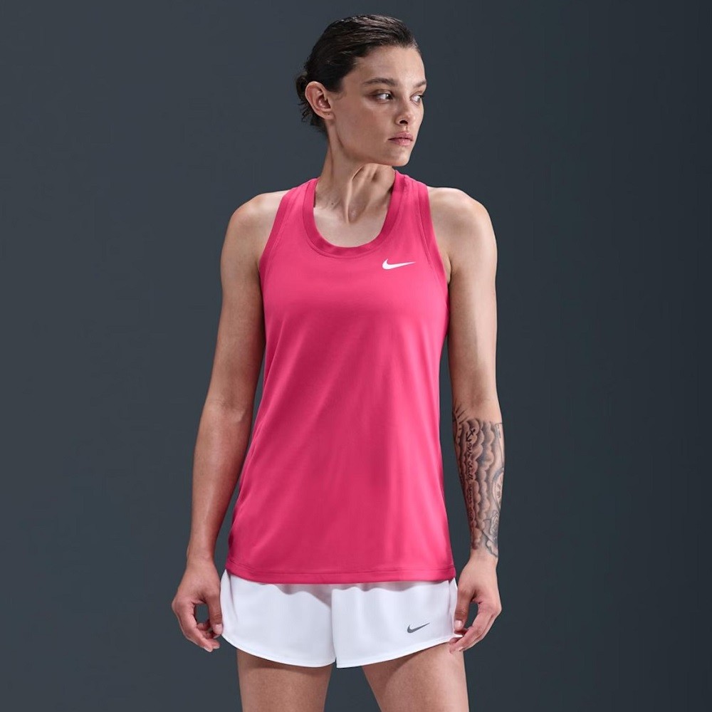 REGATA NIKE DF TANK RLGD RCR LBR ROSA FEMININA