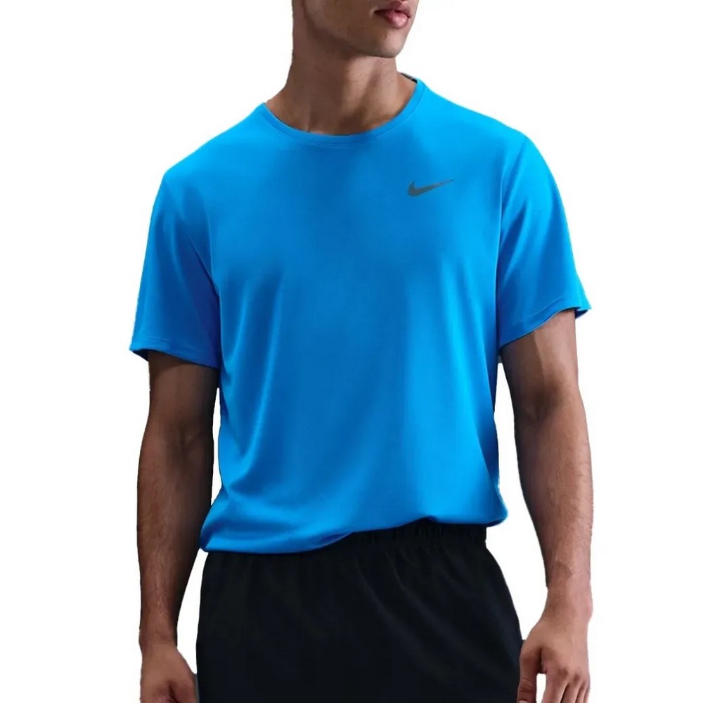 CAMISETA NIKE DF UV MILER SS AZUL MASCULINA