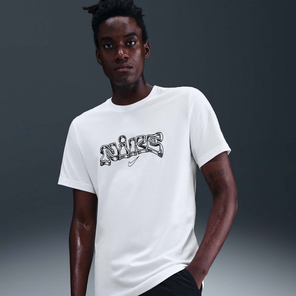 CAMISETA NIKE IYKYK FITNESS HO25 BRANCA MASCULINA