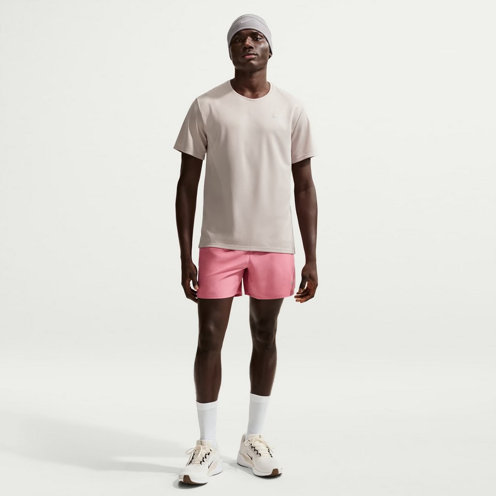 CAMISETA NIKE DF UV MILER SS BEGE MASCULINA