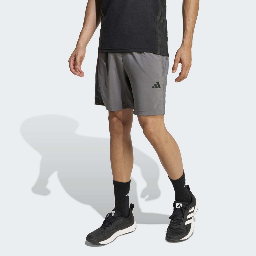 SHORT ADIDAS TREINO CINZA MASCULINO