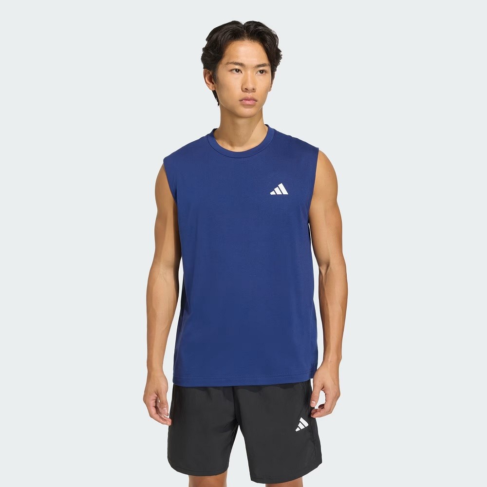 REGATA ADIDAS TREINO BASICA AZUL MASCULINA