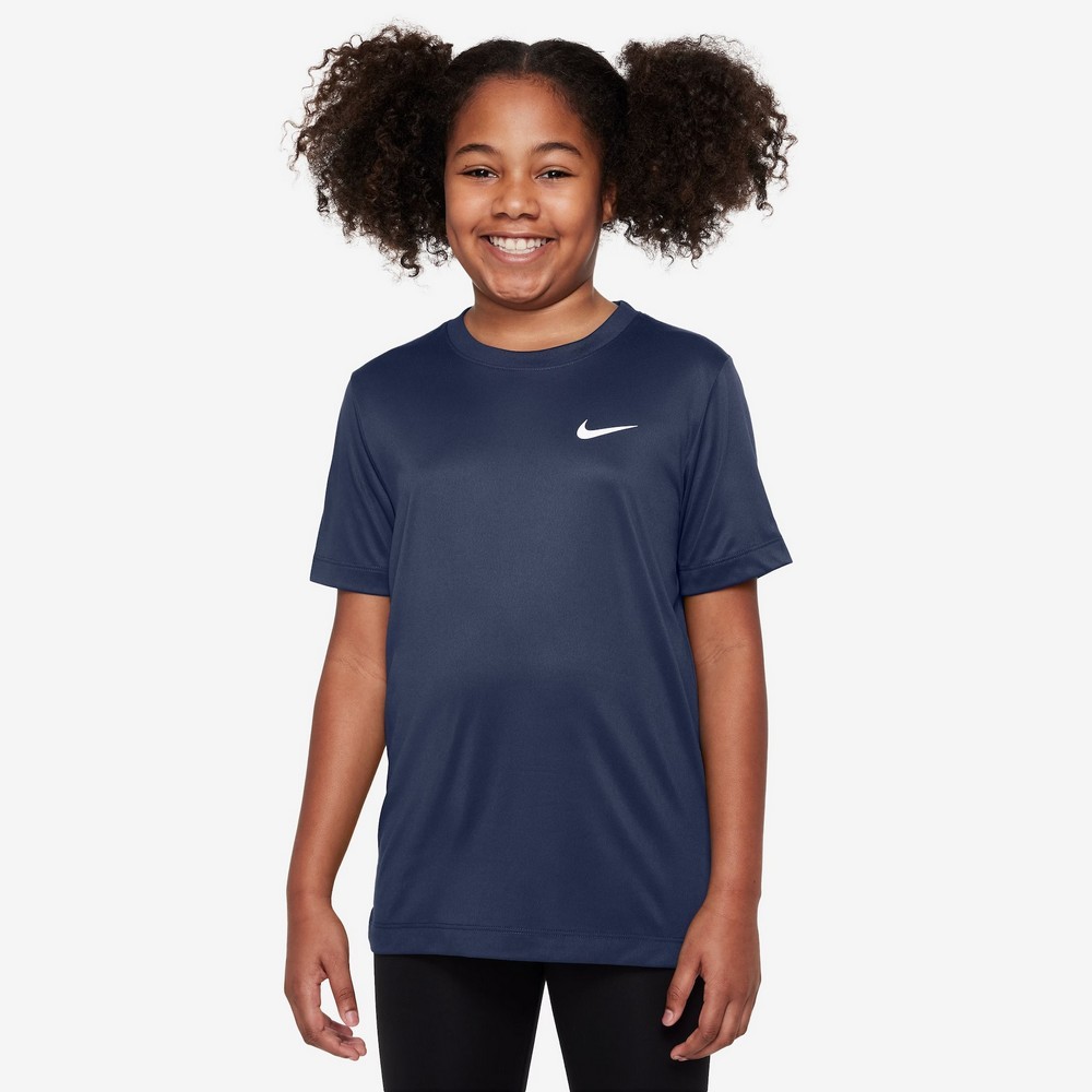 CAMISETA NIKE DRI-FIT SWOOSH AZUL MARINHO JUVENIL