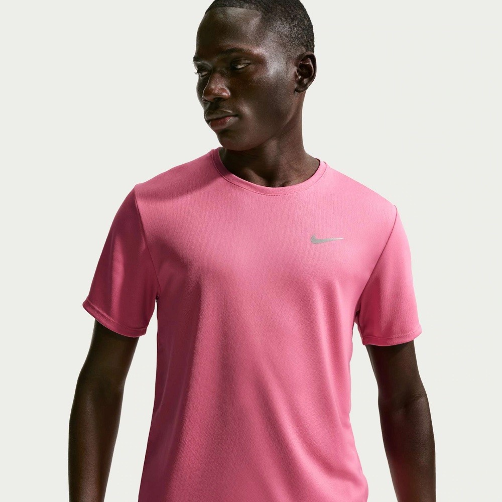 CAMISETA NIKE DF UV MILER SS ROSA MASCULINA