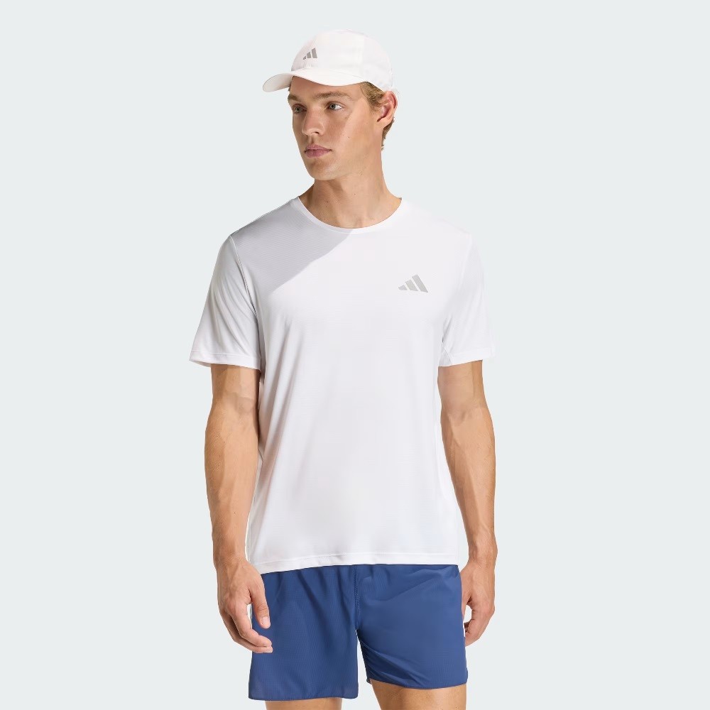 CAMISETA ADIDAS CORRIDA ESSENTIALS BRANCA MASCULINA