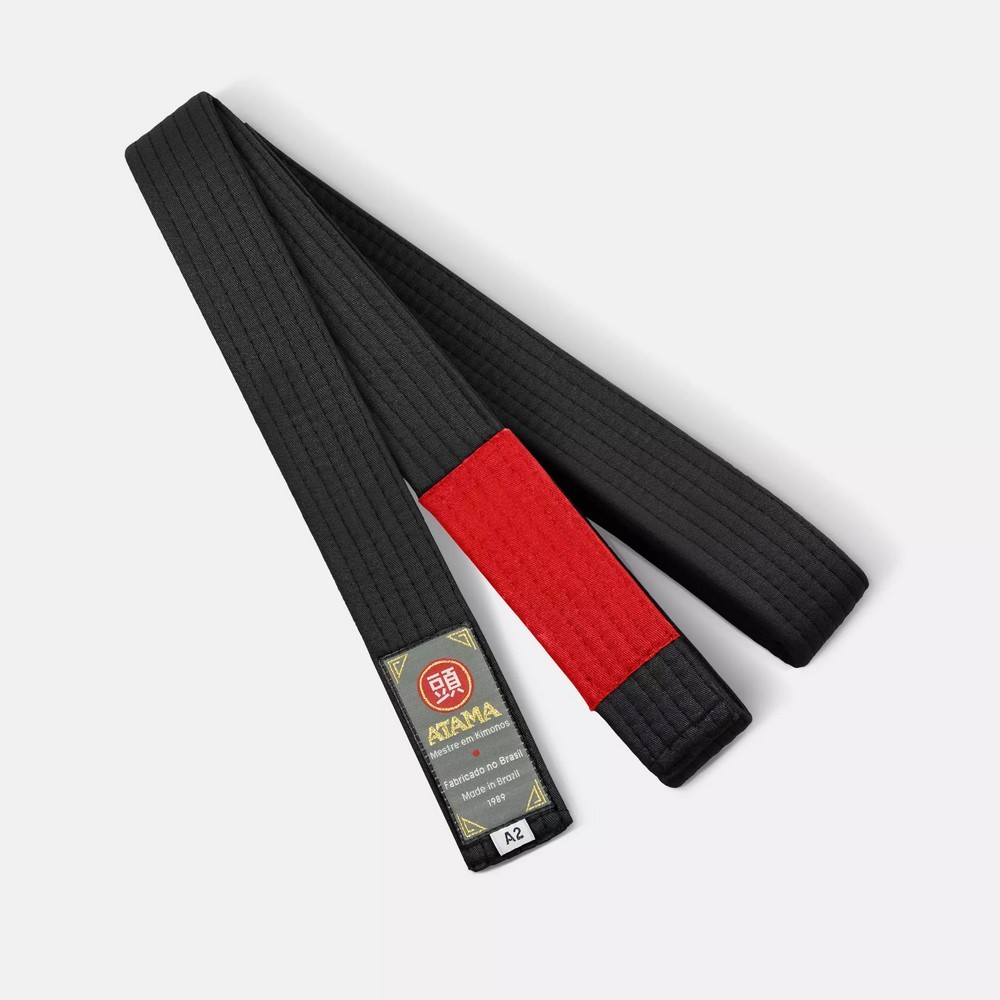 FAIXA ATAMA STANDARD BJJ PRETA