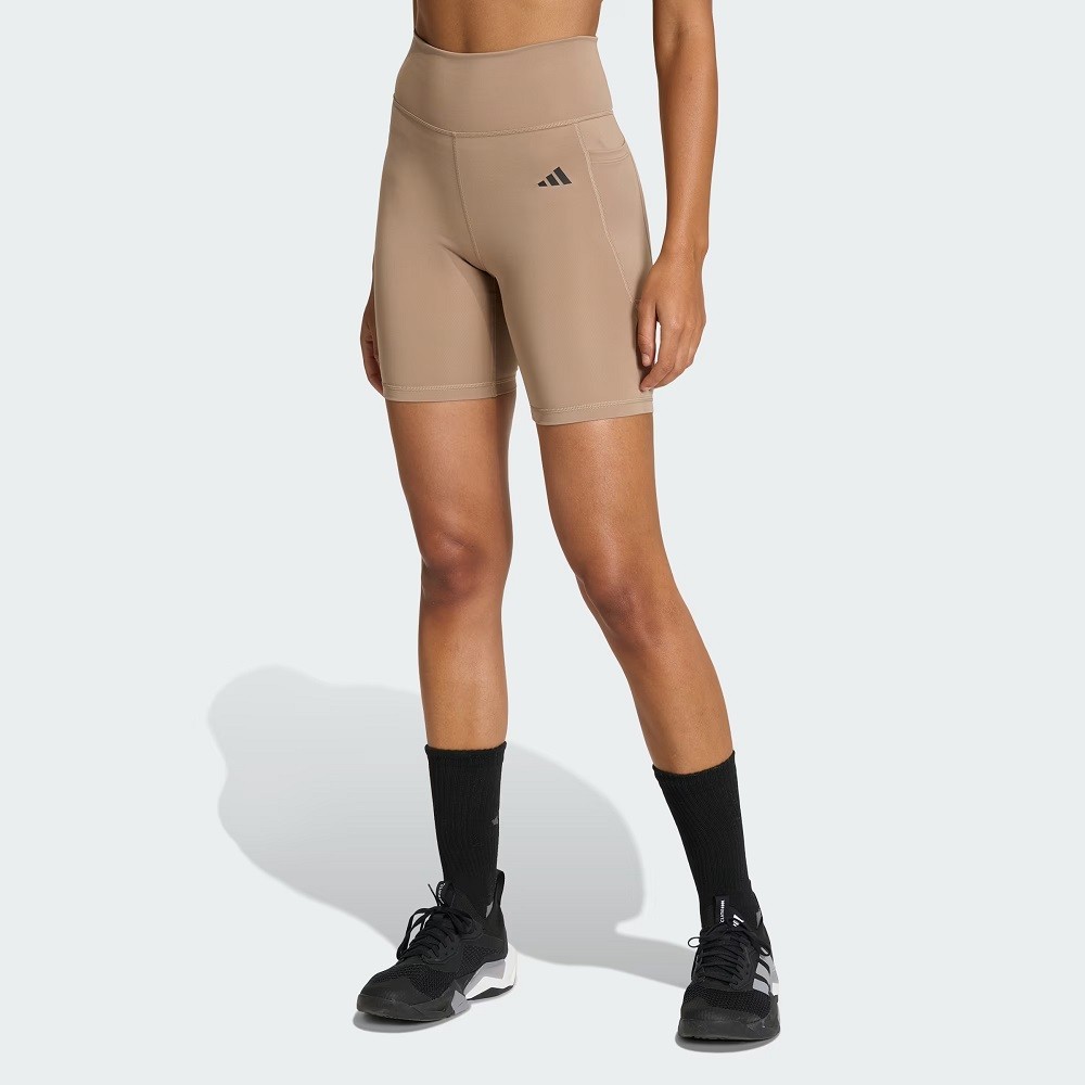 SHORT ADIDAS OPT ESS ST 7IN MARROM FEMININO