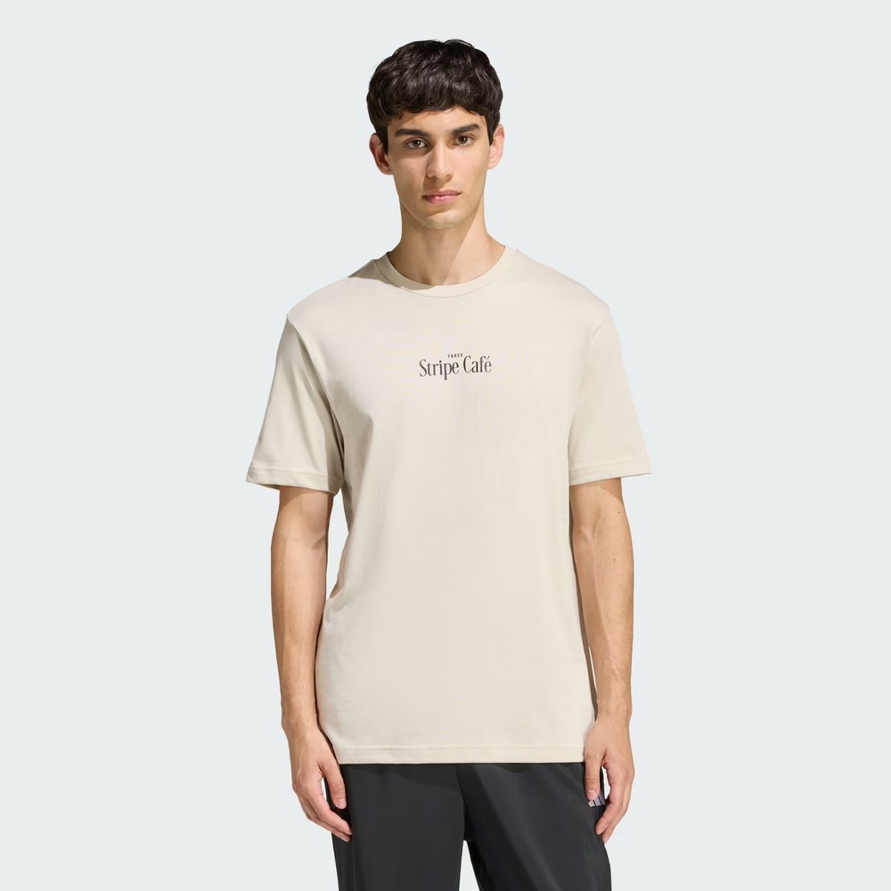 CAMISETA ADIDAS DONUT BOX T BEGE MASCULINA